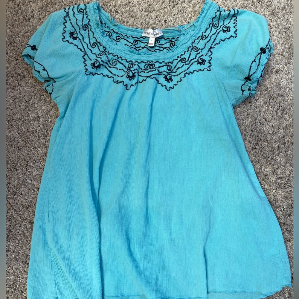 Blue blouse